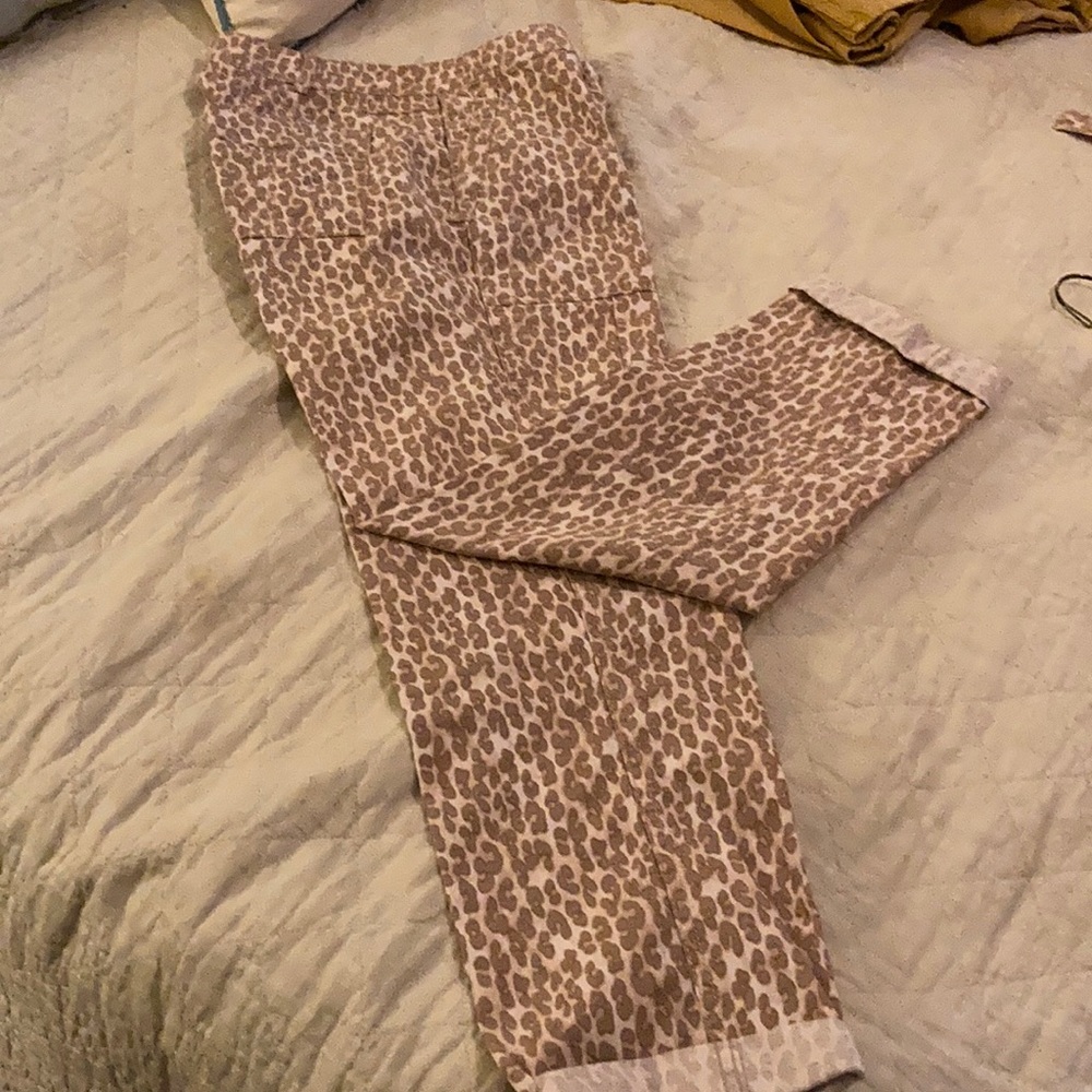 Animal print pants